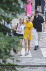 EMMA WATSON on the Set of Colonia Dignidad in San Telmo