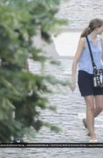 EMMA WATSON on the Set of Colonia Dignidad in San Telmo