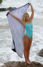 ERIN HEATHERTON at a Photoshoot on the Beach in Malibu