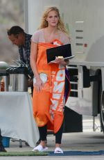 ERIN HEATHERTON at a Photoshoot on the Beach in Malibu