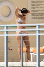 EVA LONGORIA in Bikini at a Pool in Miami 0612