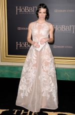 EVANGELINE LILLY at The Hobbit: The Battle of the Five Armies Premiere in in Los Angeles