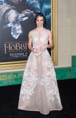 EVANGELINE LILLY at The Hobbit: The Battle of the Five Armies Premiere in in Los Angeles