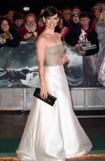 EVANGELINE LILLY at The Hobbit: The Battle of the Five Armies Premiere in London