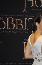 EVANGELINE LILLY at The Hobbit: The Battle of the Five Armies Premiere in Mexico City