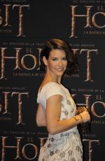 EVANGELINE LILLY at The Hobbit: The Battle of the Five Armies Premiere in Mexico City