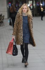 FEARNE COTTON Heading to BBC Radio 1 Studios in London