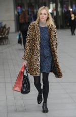 FEARNE COTTON Heading to BBC Radio 1 Studios in London