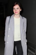 FELICITY JONES Arrives at LAX Airport in Los Angeles 0512