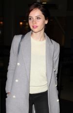 FELICITY JONES Arrives at LAX Airport in Los Angeles 0512