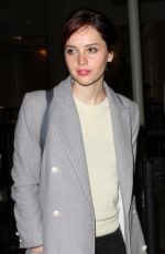FELICITY JONES Arrives at LAX Airport in Los Angeles 0512