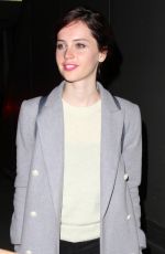 FELICITY JONES Arrives at LAX Airport in Los Angeles 0512