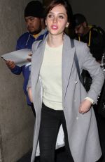 FELICITY JONES Arrives at LAX Airport in Los Angeles 0512