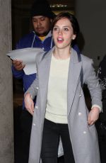 FELICITY JONES Arrives at LAX Airport in Los Angeles 0512