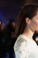 FELICITY JONES at The Theory of Everything Premiere in London