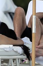 FKA TWIGS in Bikini at a Beach in Miami
