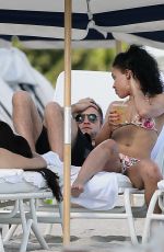 FKA TWIGS in Bikini at a Beach in Miami
