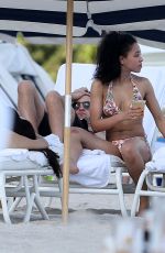 FKA TWIGS in Bikini at a Beach in Miami