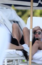 FKA TWIGS in Bikini at a Beach in Miami