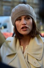 GEMMA ARTERTON at Veteran Dagenham Protesters for Equal Pay Campaign in London