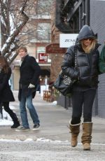 GOLDIE HAWN and Kurt Russell Out and About in Aspen