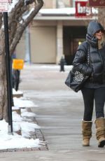 GOLDIE HAWN and Kurt Russell Out and About in Aspen