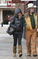 GOLDIE HAWN and Kurt Russell Out and About in Aspen