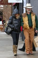 GOLDIE HAWN and Kurt Russell Out and About in Aspen