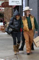 GOLDIE HAWN and Kurt Russell Out and About in Aspen