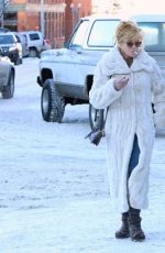 GOLDIE HAWN and MELANIE GRIFFITH Out and About in Aspen