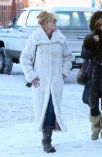 GOLDIE HAWN and MELANIE GRIFFITH Out and About in Aspen