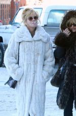 GOLDIE HAWN and MELANIE GRIFFITH Out and About in Aspen