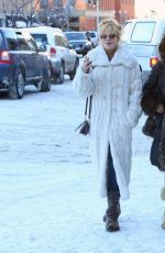 GOLDIE HAWN and MELANIE GRIFFITH Out and About in Aspen