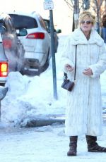 GOLDIE HAWN and MELANIE GRIFFITH Out and About in Aspen