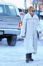 GOLDIE HAWN and MELANIE GRIFFITH Out and About in Aspen