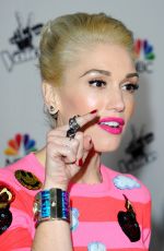 GWEN STEFANI at The Voice Season 7 Red Carpet Event in West Hollywood