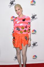 GWEN STEFANI at The Voice Season 7 Red Carpet Event in West Hollywood