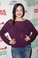HAYLEY ORRANTIA at 2014 Hollywood Christmas Parade in Hollywood