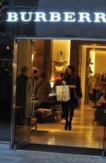 HELEN FLANAGAN Out Shopping in Manchester