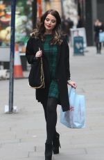 HELEN FLANAGAN Out Shopping in Manchester