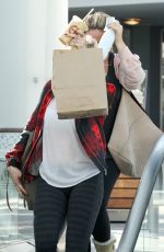 HILARY and HAYLIE DUFF Leaves a Gym in West Hollywod