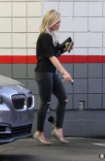 HILARY DUFF at a Gas Station in Beverly Hills 2212