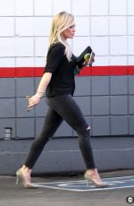 HILARY DUFF at a Gas Station in Beverly Hills 2212