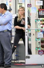 HILARY DUFF at a Gas Station in Beverly Hills 2212