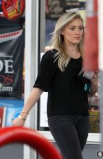 HILARY DUFF at a Gas Station in Beverly Hills 2212
