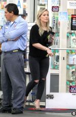 HILARY DUFF at a Gas Station in Beverly Hills 2212