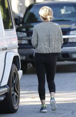 HILARY DUFF in Tights Out and About in Los Angeles 2212
