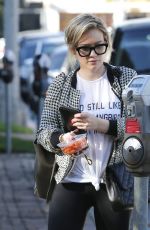 HILARY DUFF in Tights Out and About in Los Angeles 2212