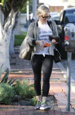 HILARY DUFF in Tights Out and About in Los Angeles 2212