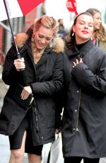 HILARY DUFF on the Set of Younger in New York 1012